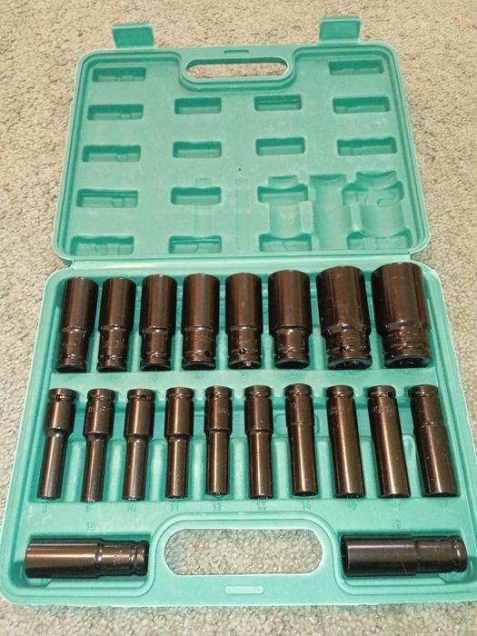 Набор удлиненных ударных головок 20 шт