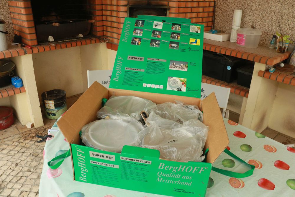 Conjunto Premium BergHOFF Profi-Thermo – 21 Peças em Aço Inoxidável