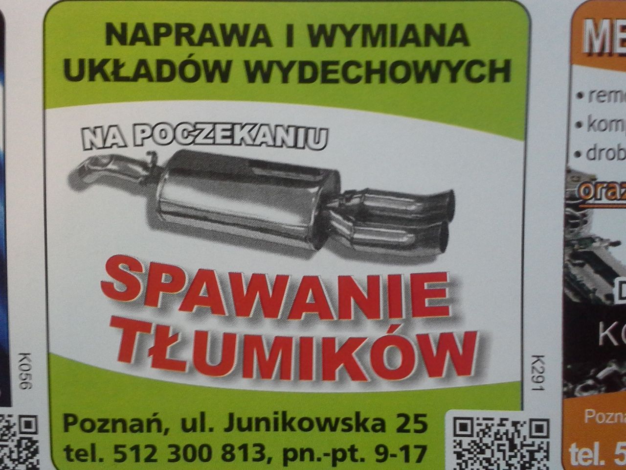 TŁUMIKI spawanie wymiana od ręki i na poczekaniu!!