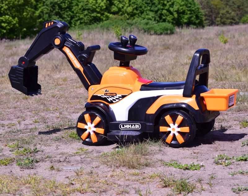 KOPARKA NA AKUMULATOR Traktor  Dla dziecka Jeździk z Łyżką Elektryczną