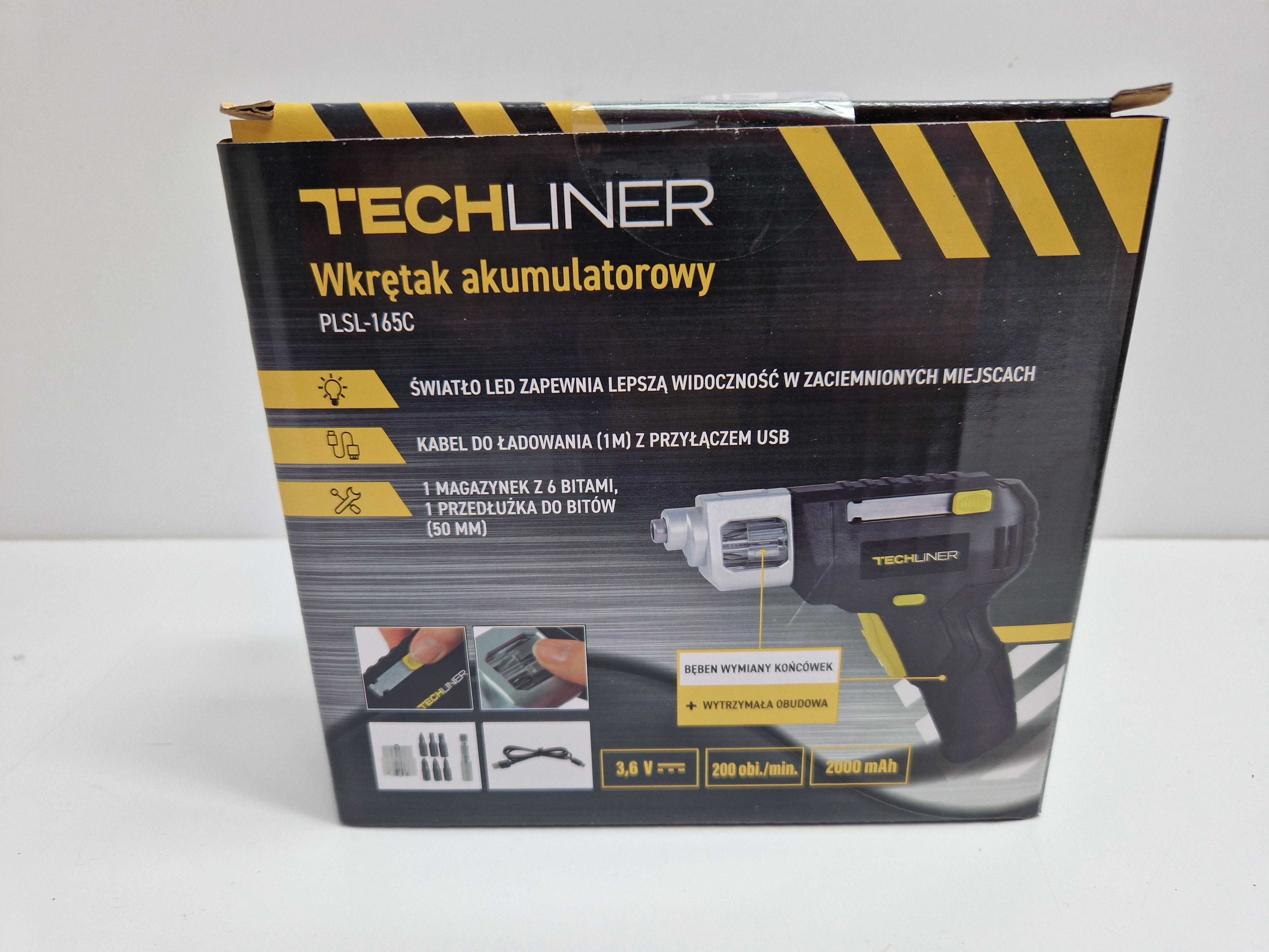 Techliner wkrętak akumulatorowy PLSL-165C