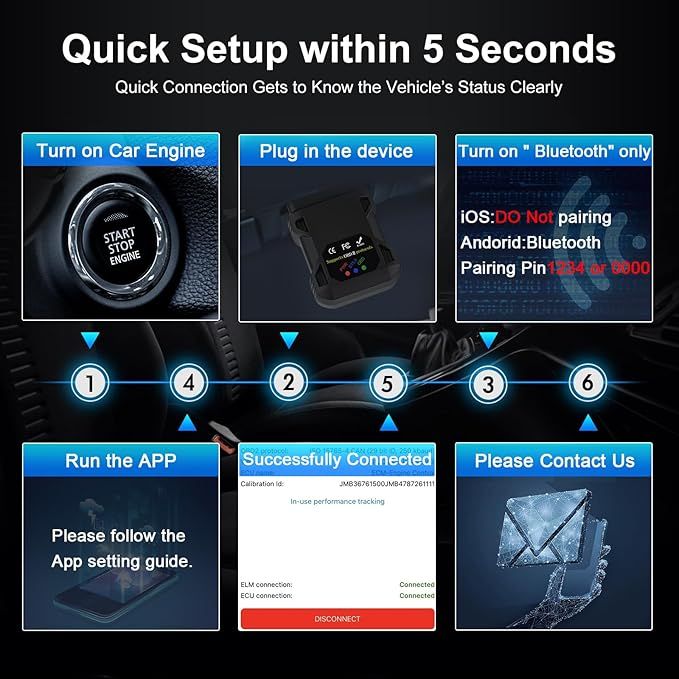 obd2 bluetooth 5.0 urządzenie diagnostyczne x