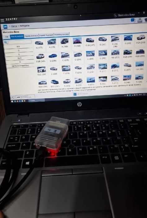 Komputer HP diagnostyka Star Diagnosis MERCEDES XENTRY EPC WIS+VW VCDS