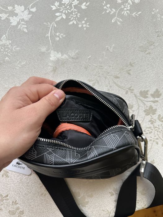 Сумка Lacoste Monogram | Crossbody Bag | мессенджер  | лакоста лакосте