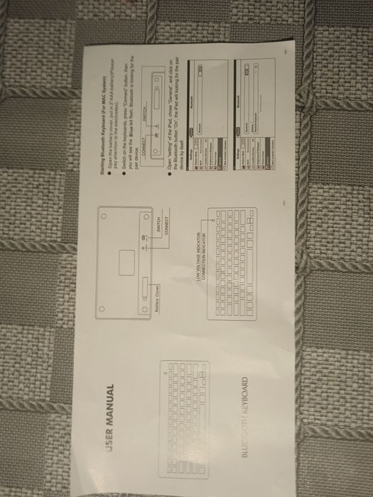 Клавіатура блютуз до телефону