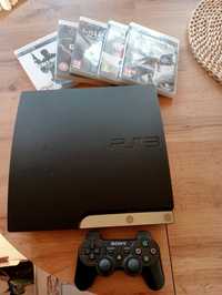 PlayStation 3 Slim 160 GB pad gry zestaw