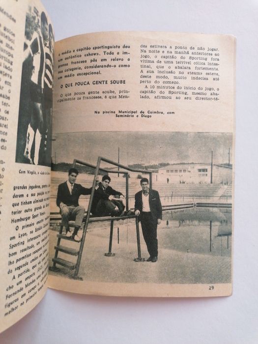Revista n° 23 da 3a Série da Coleção Idolos do Desporto, 9.5.64