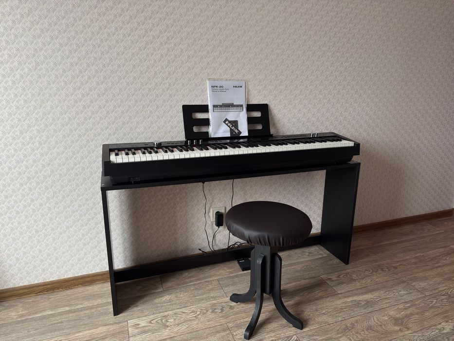 Цифрове піаніно NUX NPK-20 + стійка + стілець