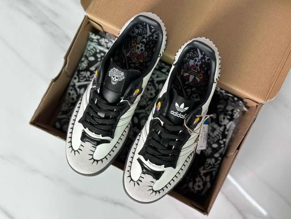 Adidas Samba OG "Dia dos Mortos - Branco"