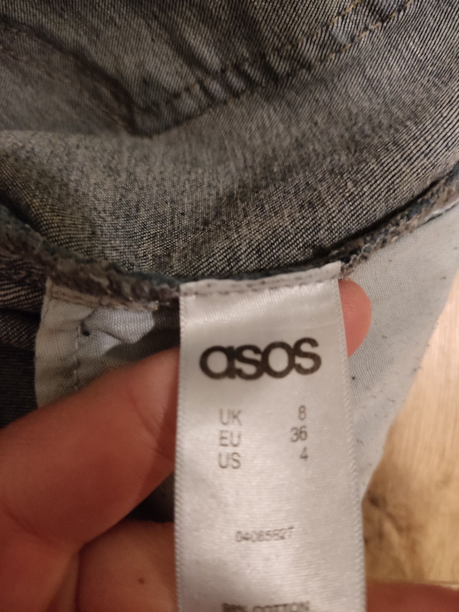 Jeansy spodnie ciążowe Asos