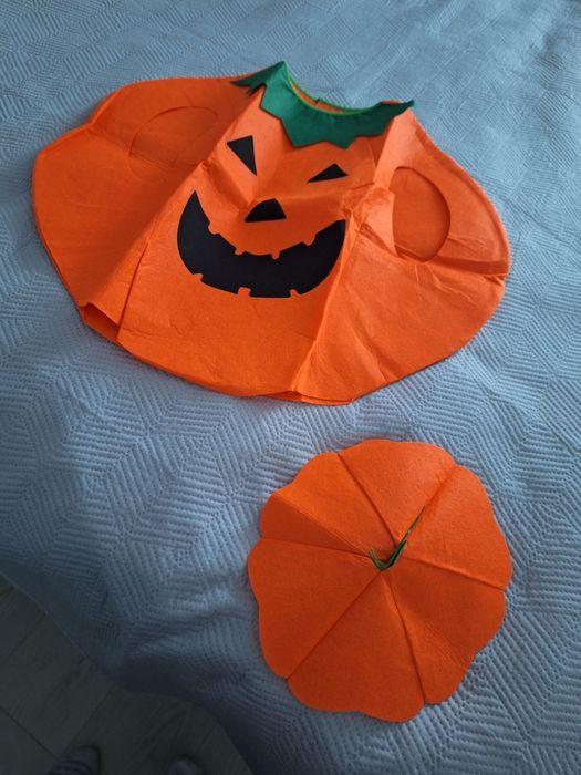 Strój dyni hallowen czapka + strój