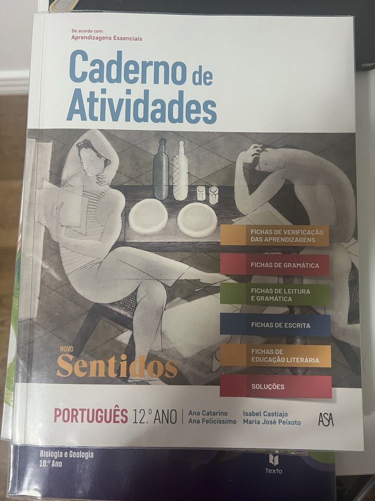 Cadernos de aividades 12 ano