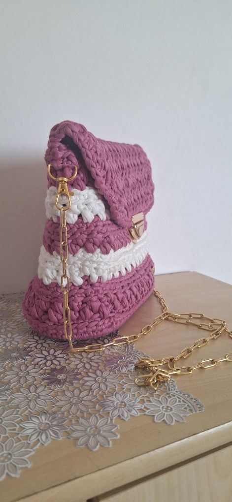 Torebka duża handmade