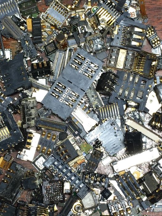 Кнопки контакты конектори позолота