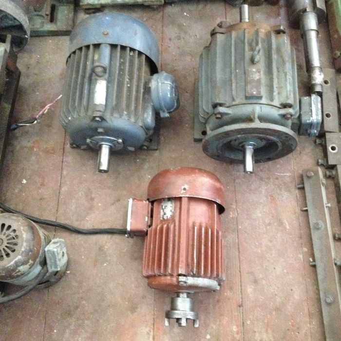 електро двигуни 3кв/1400об. 1.1кв/900об.4кв/2900об.