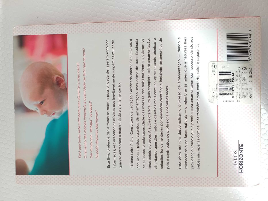 Livro Amamentar de Cristina Leite Pincho