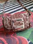 Vintage y2k luxury edition exotic leather torebka guess