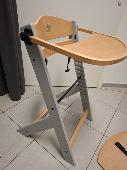 Drewniane krzesełko do karmienia Kinderkraft