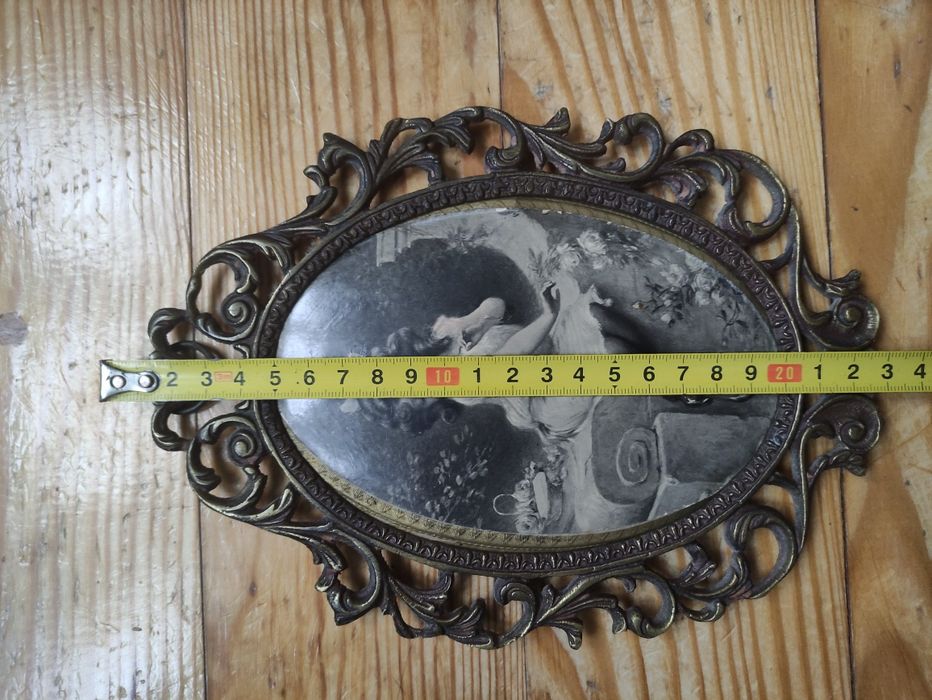 Рамка для фотографий начало 20 века. Латунь