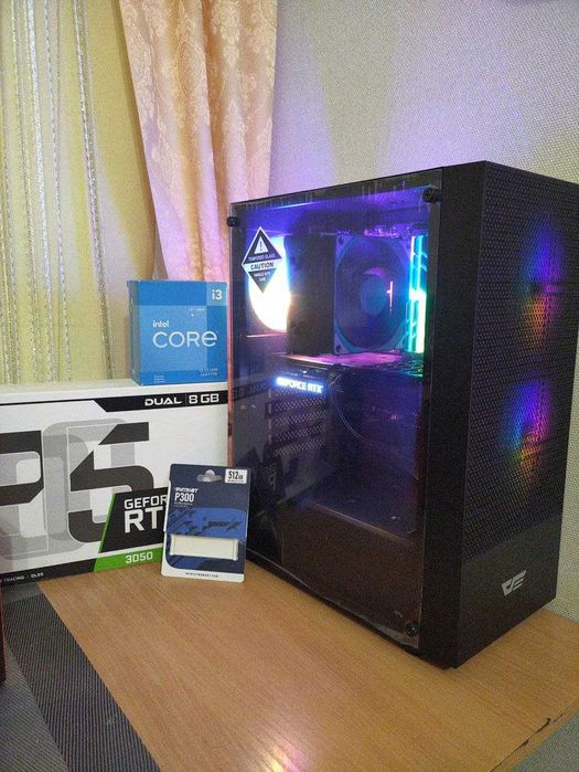 Ігровий ПК RTX 3050 / i3-12100F / 32GB RAM / SSD 512GB