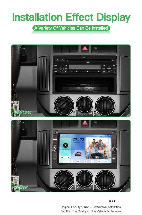 Магнітола штатна VW golf 4 T4 T5 Passat b5 Polo Bora Jetta SKODA TOUR