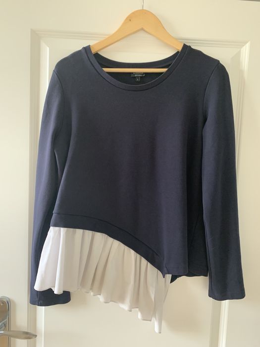 Bluza Reserved z koszulową falbaną roz. L