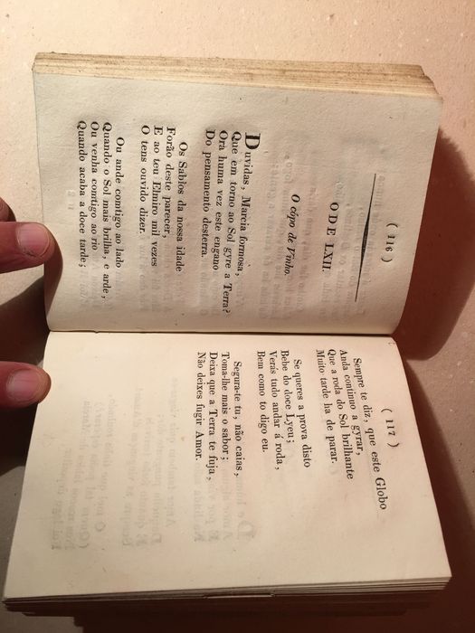 1a edição - JOSÉ AGOSTINHO de MACEDO  - A Lyra Anacreontica - 1819