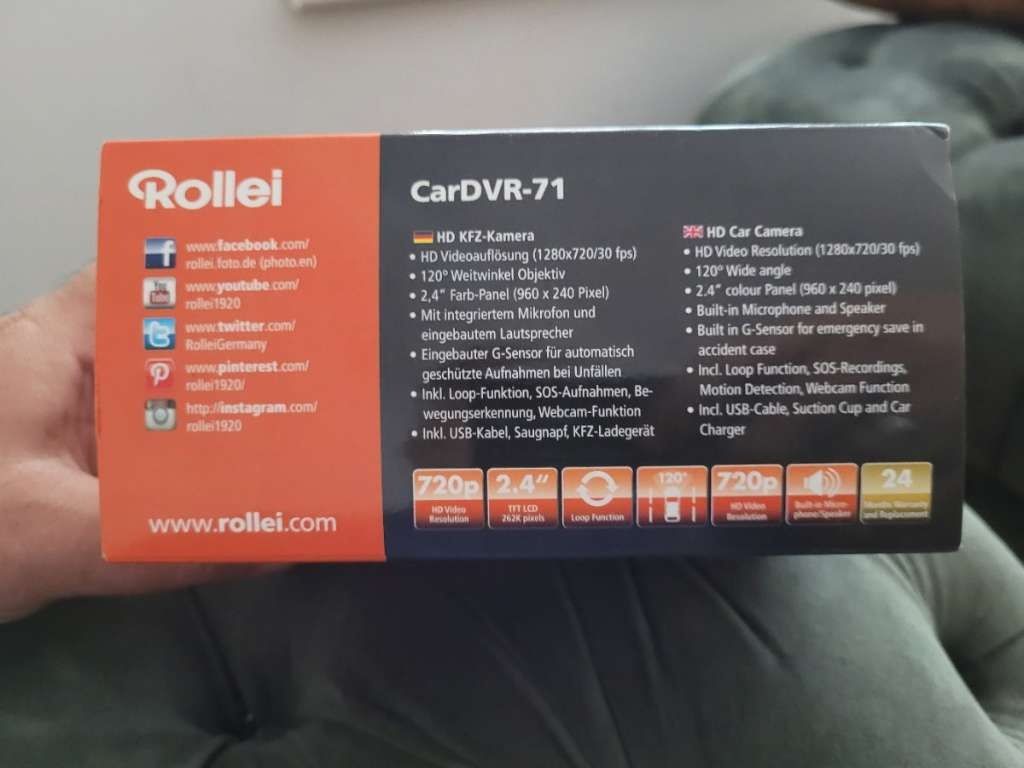 Видеорегистратор Rollei CarDVR-71