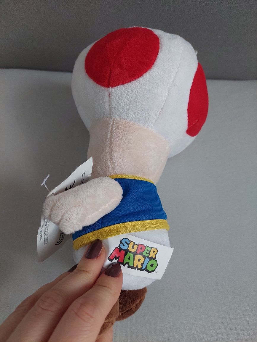 Duży Grzybek Super Mario Nintendo maskotka pluszak