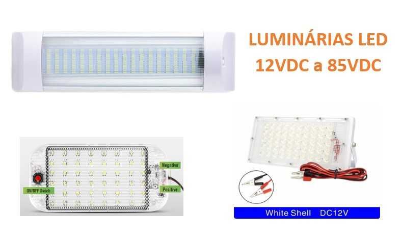 Luminárias Led 12V/24V Autocaravana, Caravana, Carro, Camião