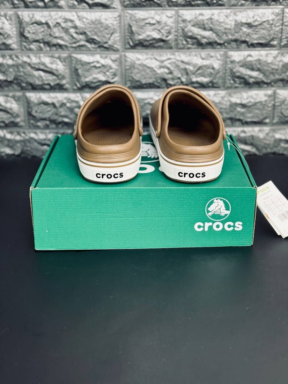 ЖЕНСКИЕ кроксы Crocs шлёпанцы коричневого цвета крокс 36-41