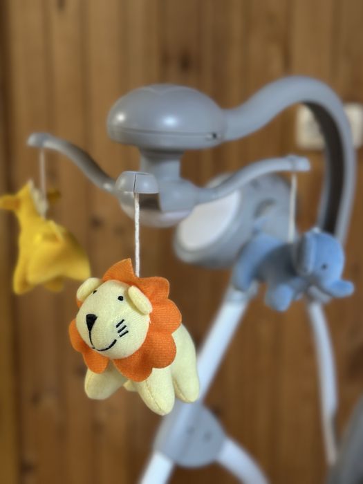 Крісло-гойдалка Carrello Nanny 3в1 CRL-0005 Grey Planet