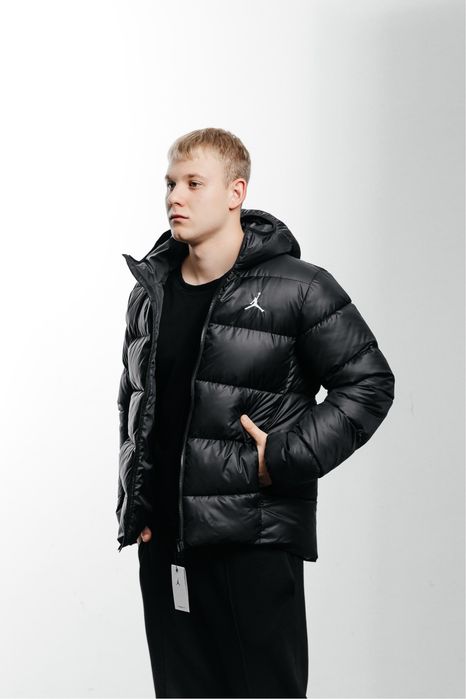 Пуховик Air Jordan Brooklyn Black/ чоловічий пуховик джордан/ куртка