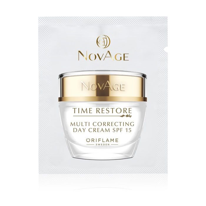 Korygujący krem na dzień Novage Time Restore oriflame spf 15