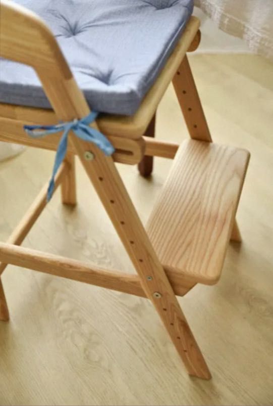 Ikea детский стульчик растущий для парты и кормления столик