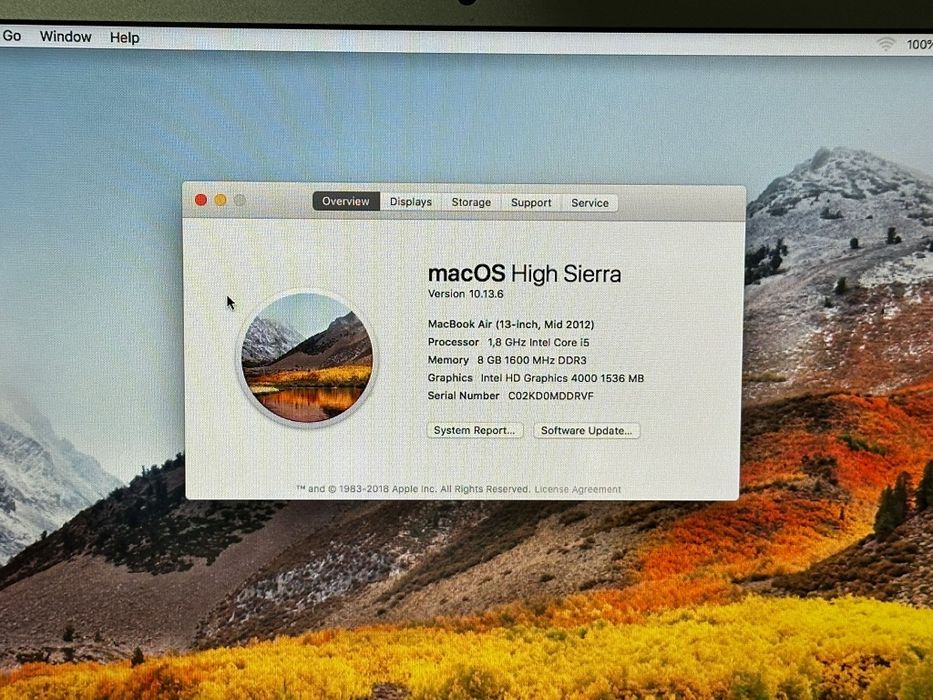 MacBook Air 13 8/128GB