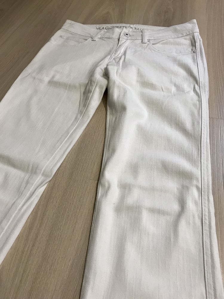 Spodnie jeans białe Vila Clothes r. 38 M