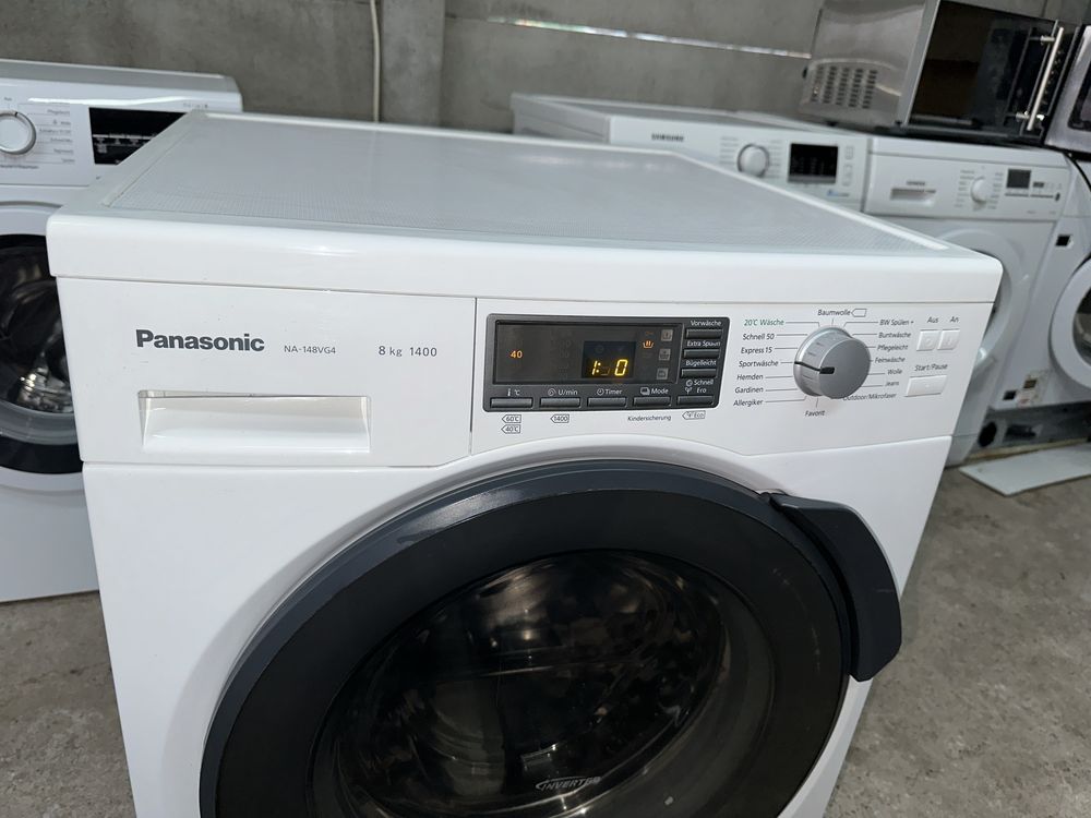 Pralka Panasonic NA-148VG4 a+++ 1400 obr 8kg stan idealny