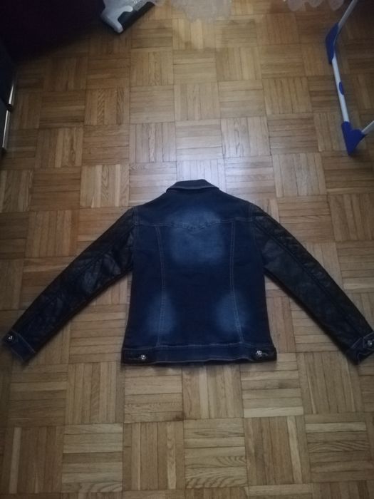 Kurtka nowa dżinsowa dla dziewczynki w r 146/152