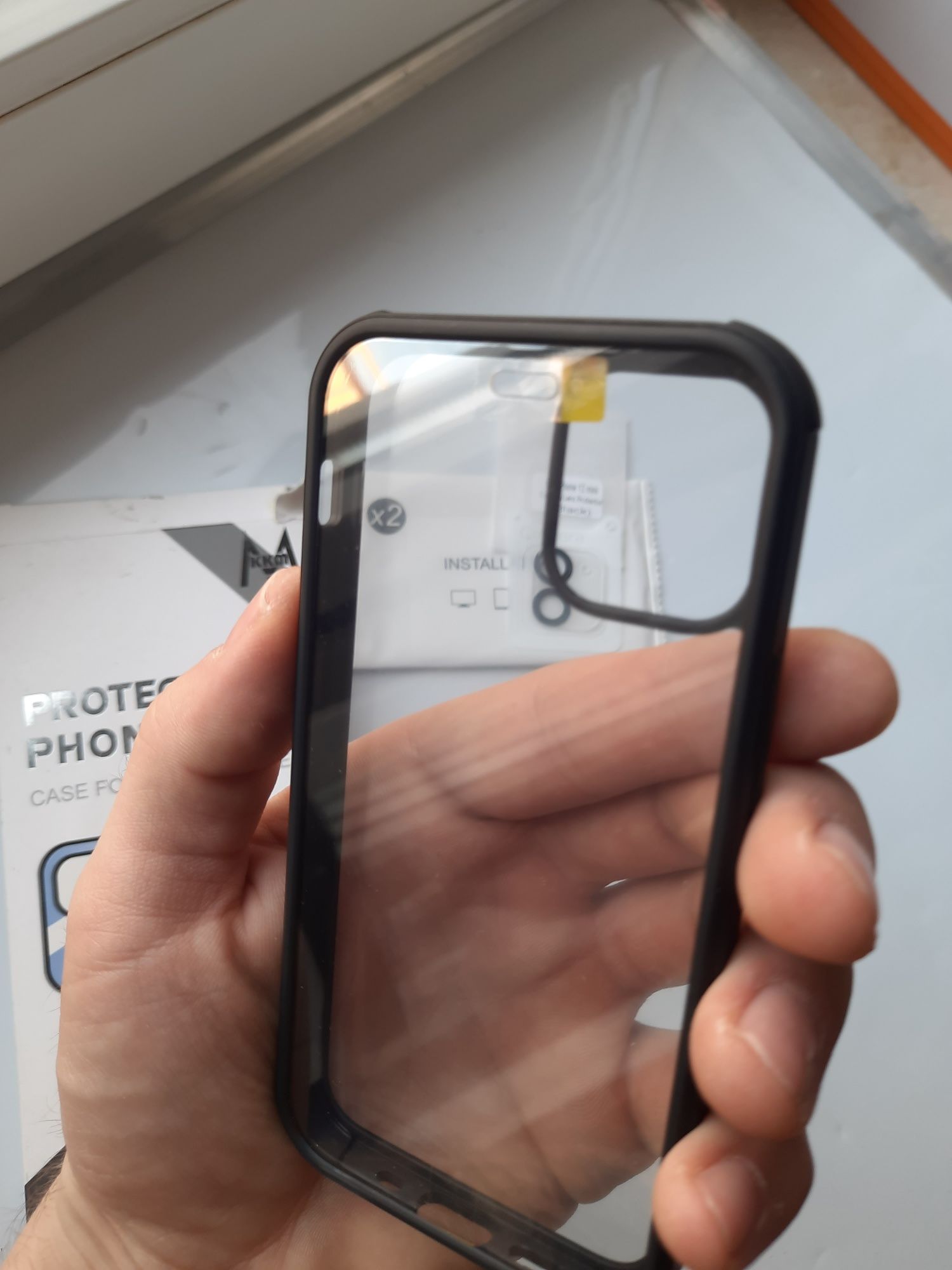 Etui z szkłem na kamere dla Iphone 12 Mini