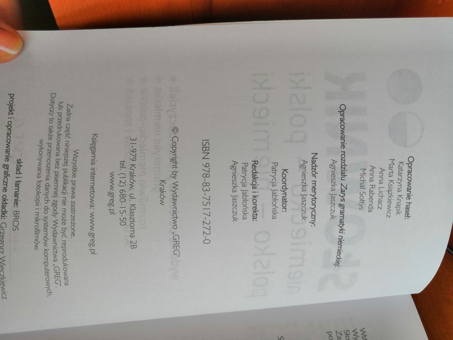 Słownik niemiecko - polski NOWY