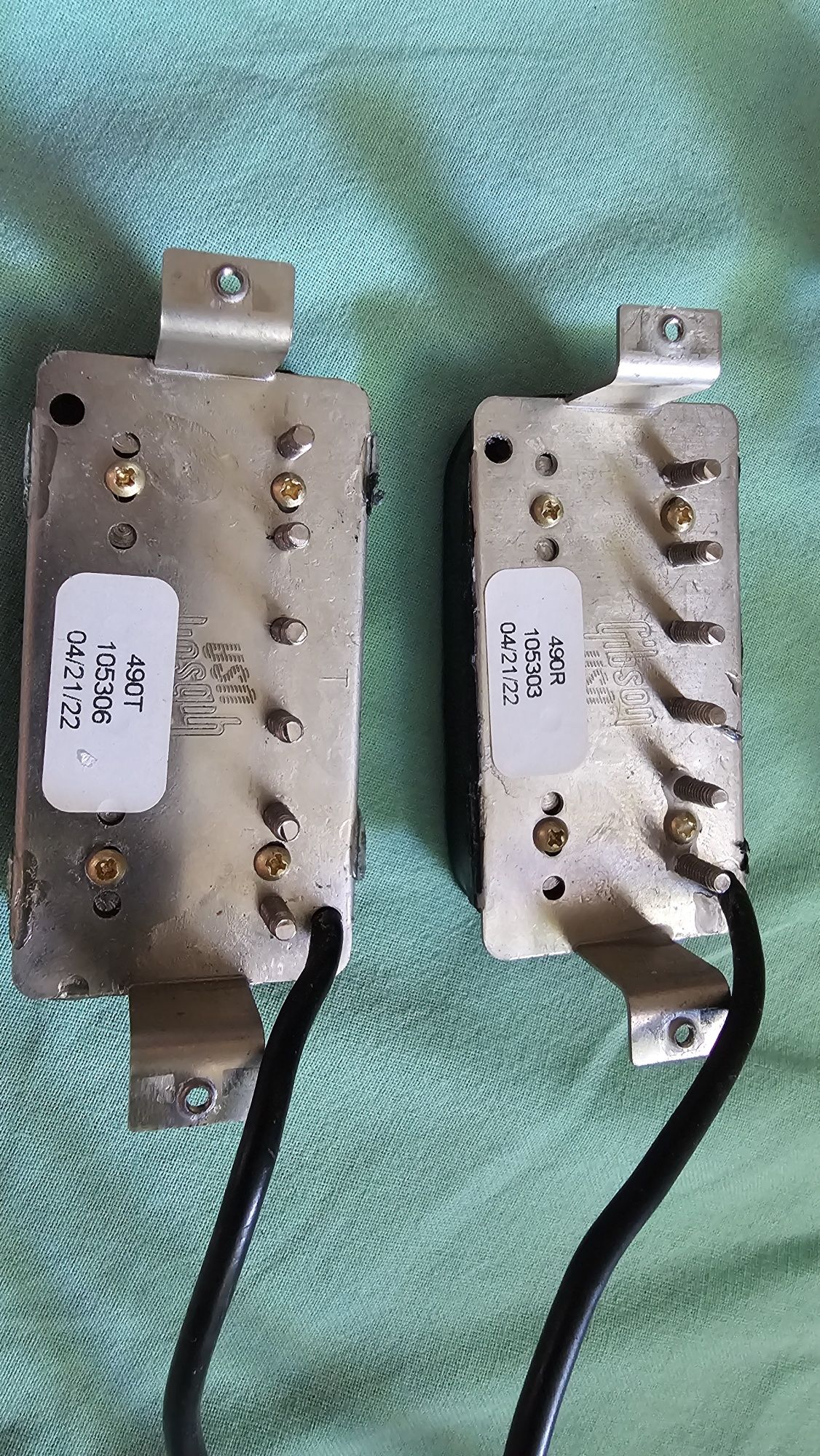Сет Gibson 490t / 490r з потенціометрами Bourns