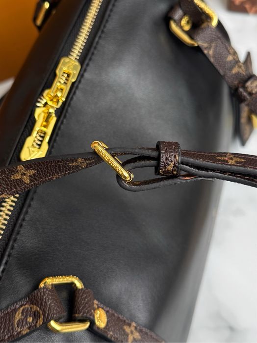 Сумка жіноча чорна Louis Vuitton Express PM шкіряна Speedy луи витон