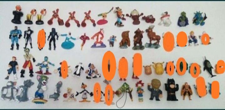 Figuras pvc plástico, Dragon Ball, Pokemon, Batman, Disney, toon