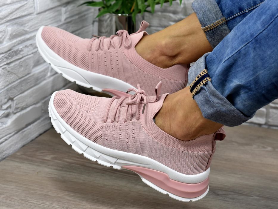 Buty Damskie Adidasy Sneakersy Bella nude - 40