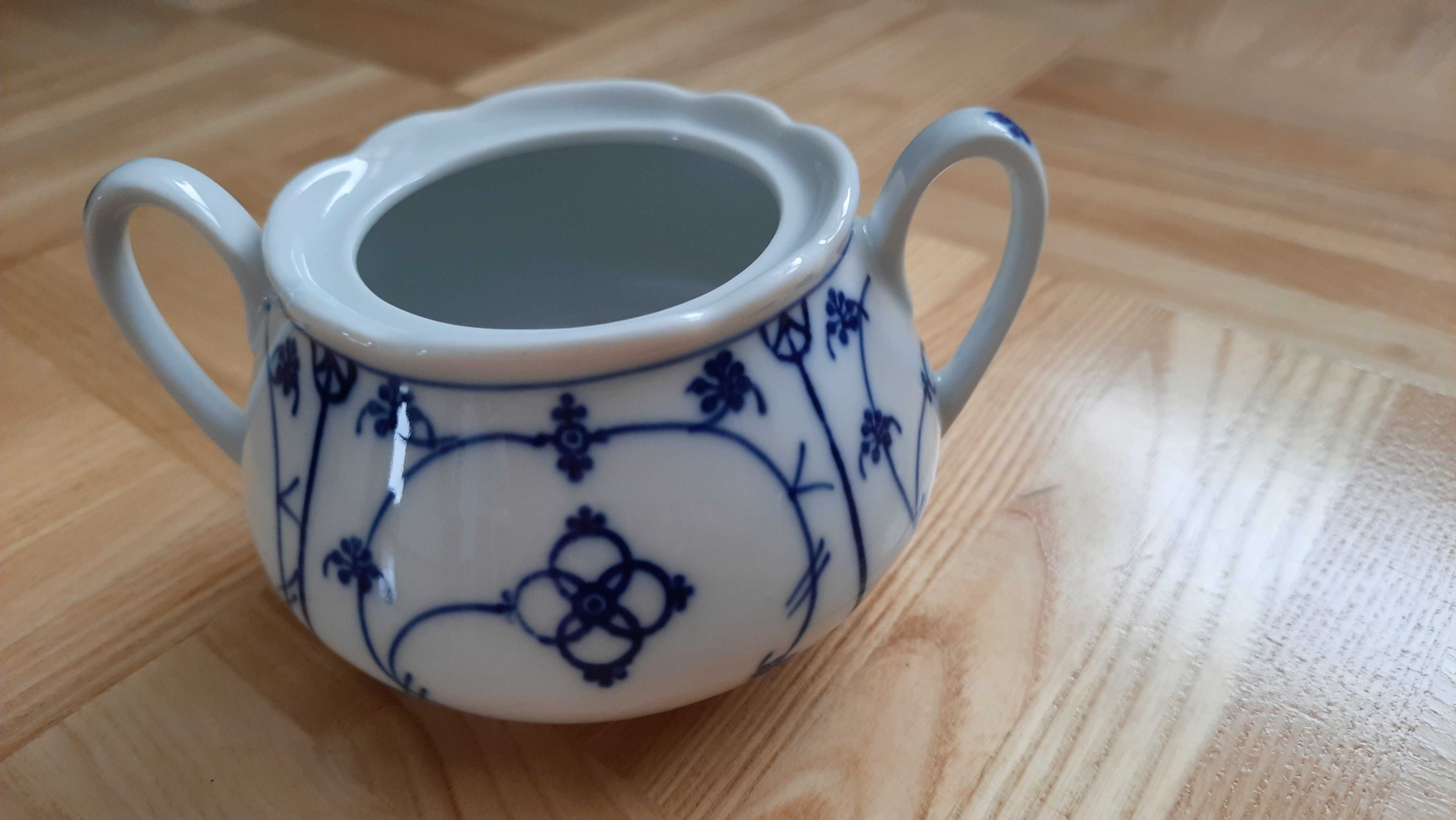 cukierniczka wzór słomkowy indisch blau