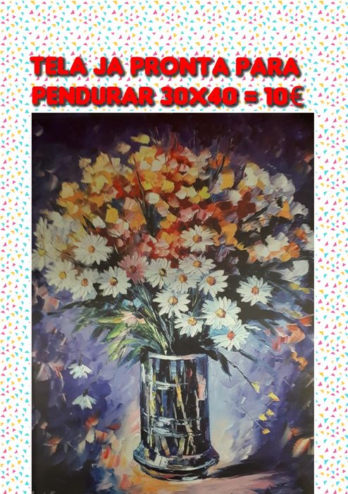 Varios posters em lona