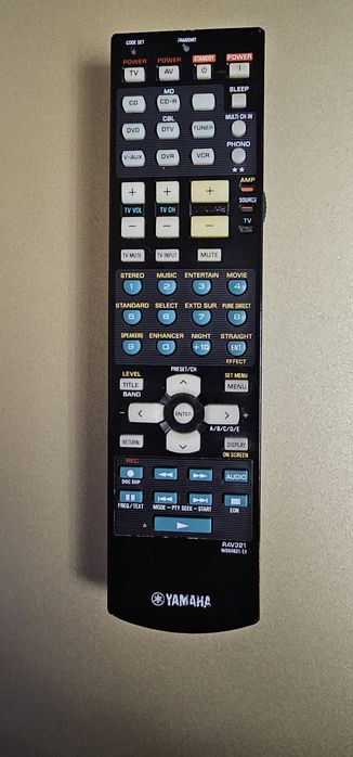 Yamaha RAV321 WG64620 EX oryginalny pilot do amplitunerów