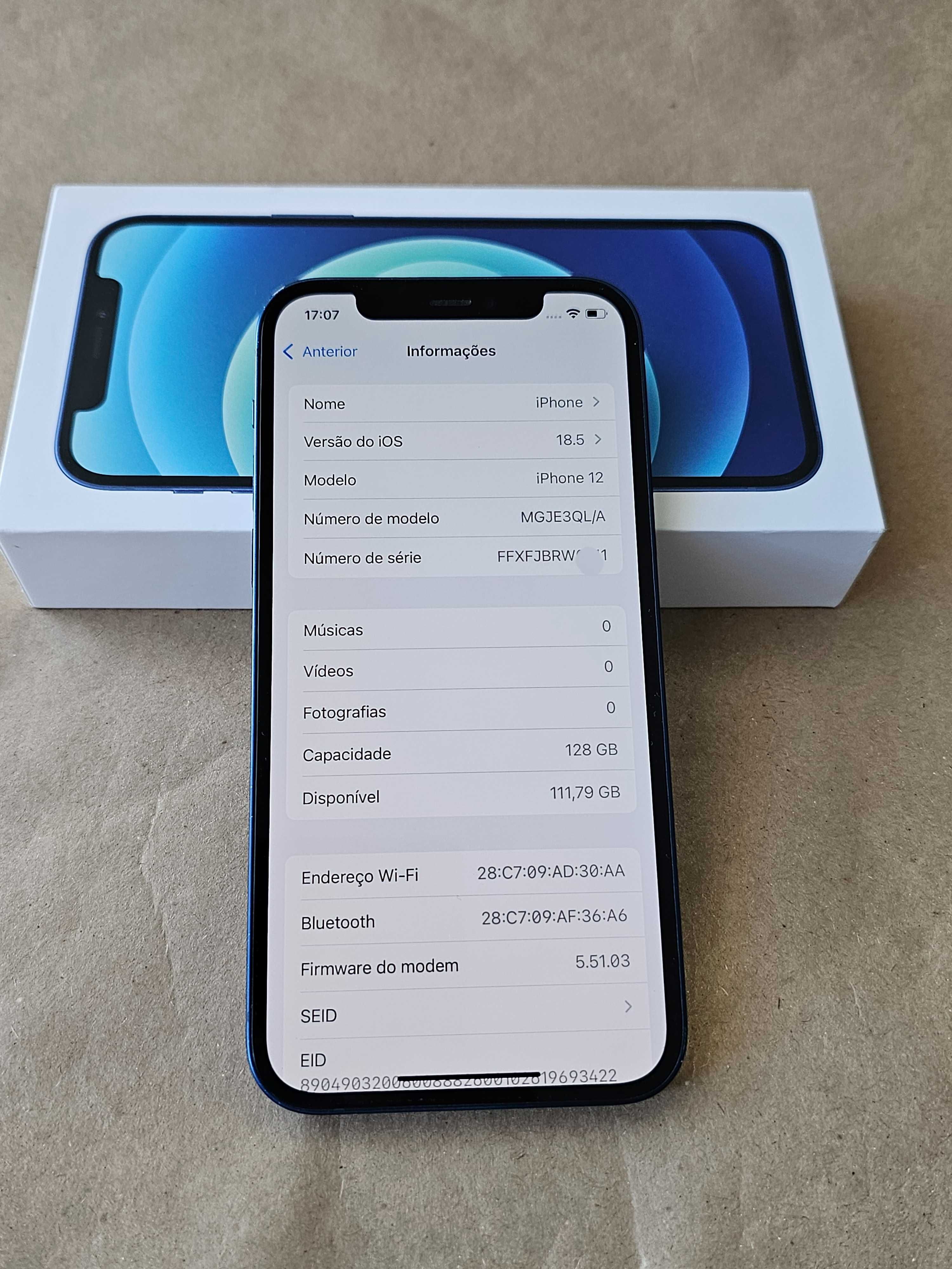 Iphone 12 128Gb. 83% Bateria. Ótimo estado.