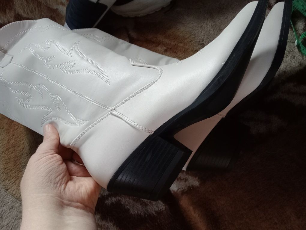 Kozaczki eko skóra Primark- nowe